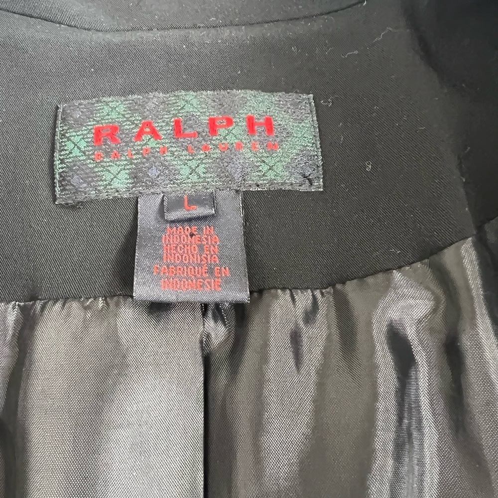 Vintage 90s Ralph Ralph Lauren Zip-Front Stand-Collar Jacket size large - Picture 5 of 7